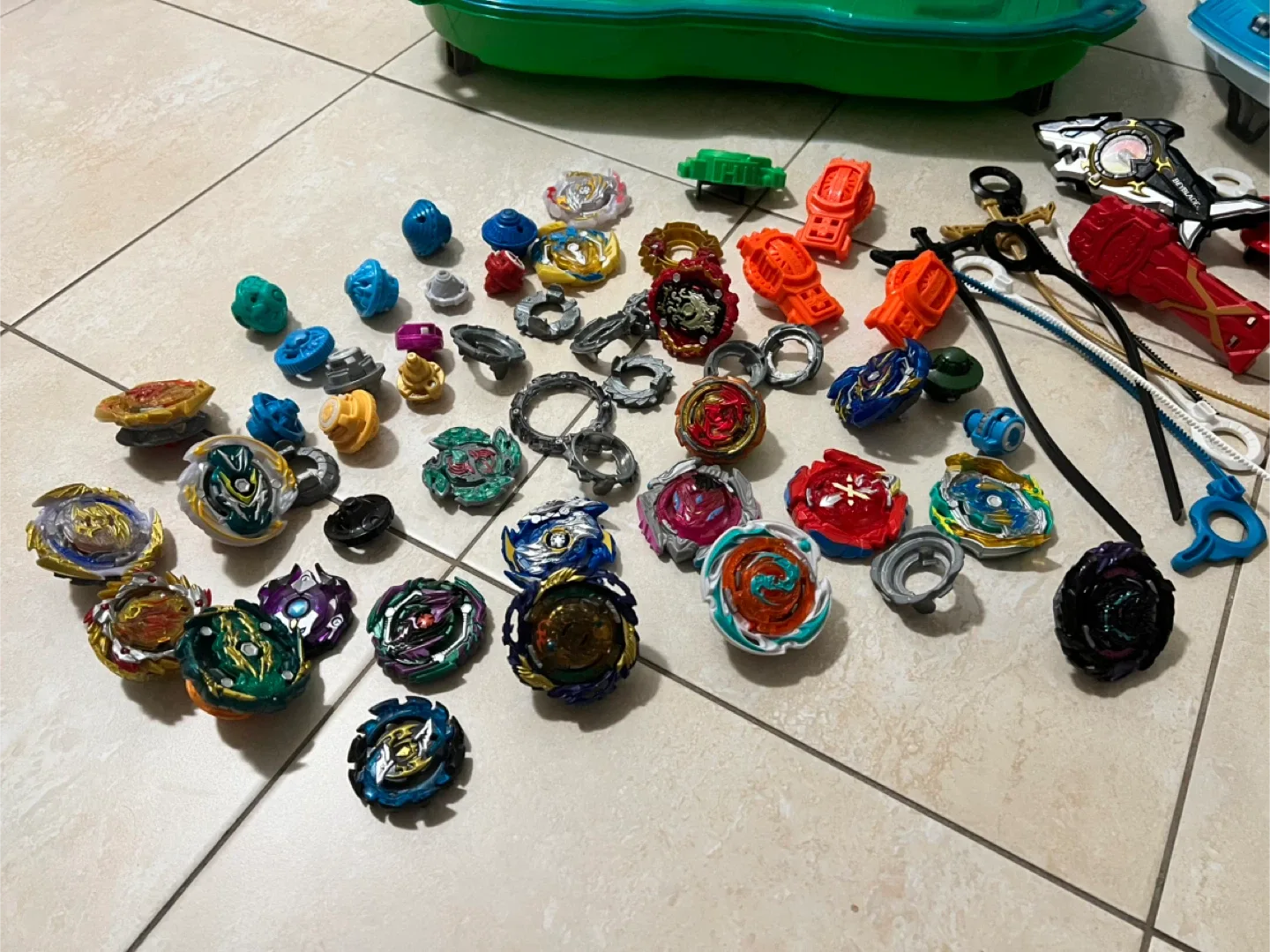 Beyblade Burst Stadiums & Beyblades Lot image indicator(2)