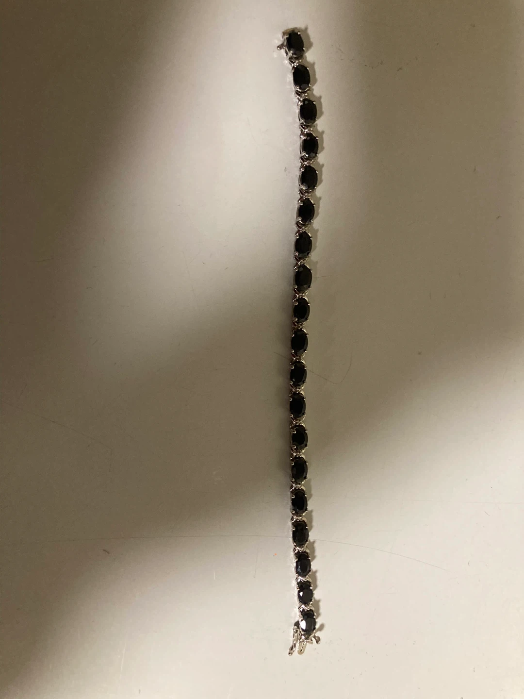 Sapphire & Diamond Bracelet, 7.25 inches - photo 2
