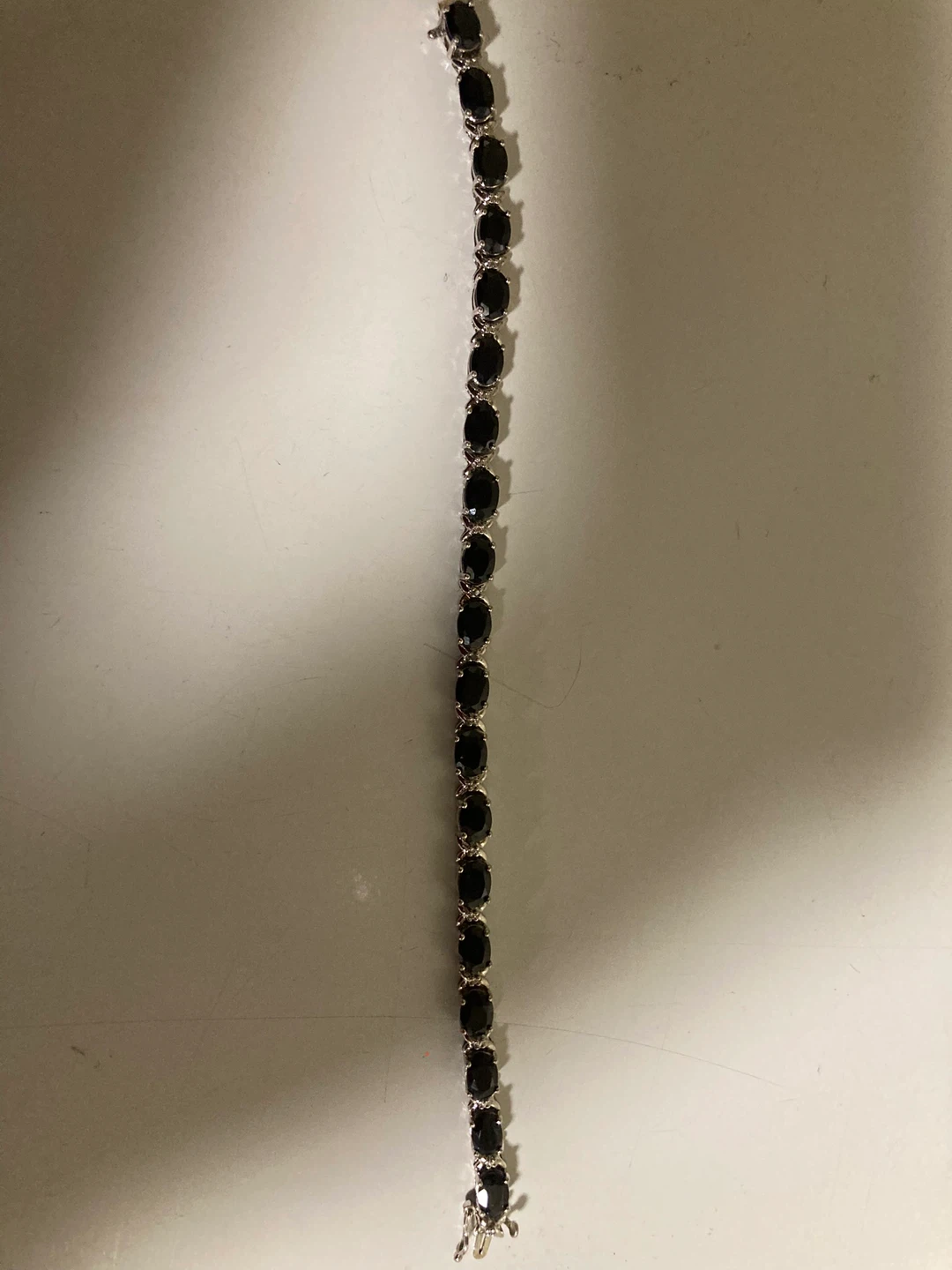 Sapphire & Diamond Bracelet, 7.25 inches