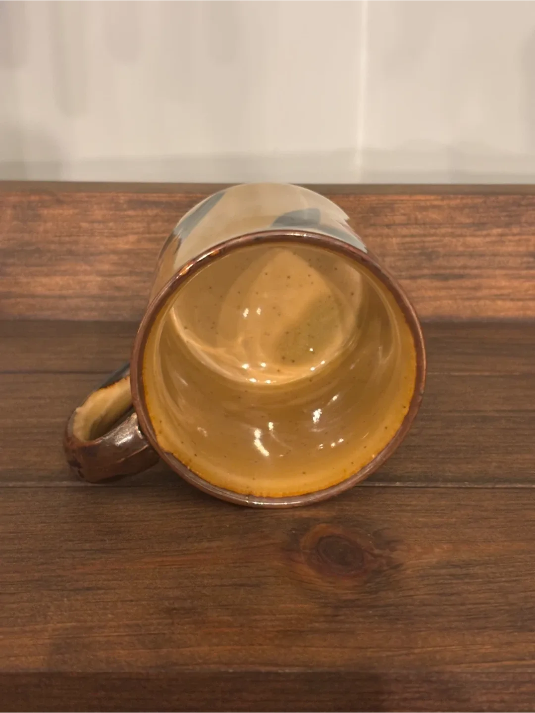 Vintage 1970s Floral Ceramic Mug image indicator(7)