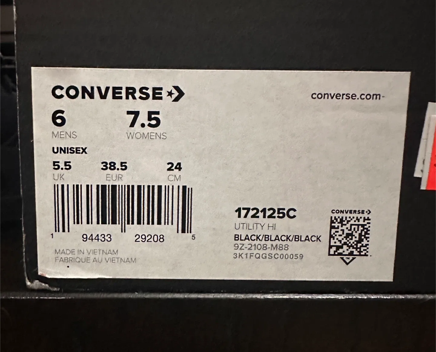 Converse Utility Hi Waterproof - Men's 6 / Women's 7.5 image indicator(4)