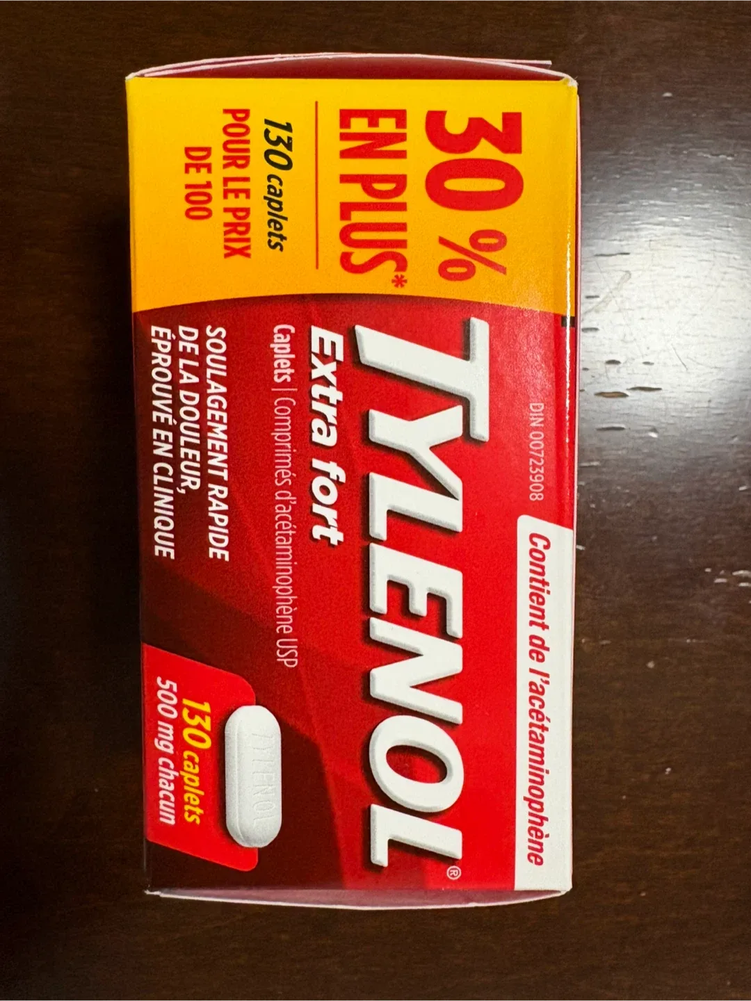 Unopened: Tylenol Extra Fort - 130 Caplets thumbnail