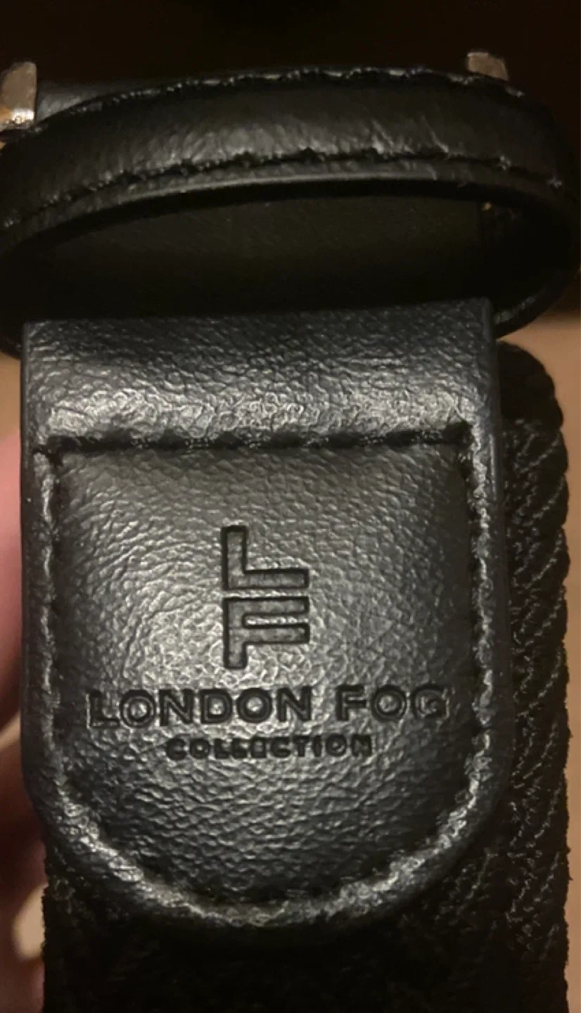 London Fog Collection Black Belt - Size 40/42 image indicator(2)