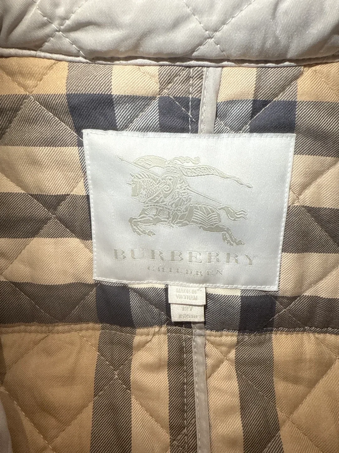 Burberry Children's Quilted Belted Jacket image indicator(2)