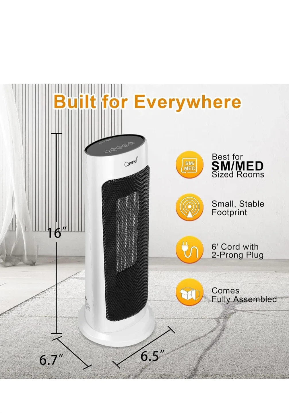 Caynel Portable Electric Space Heater thumbnail