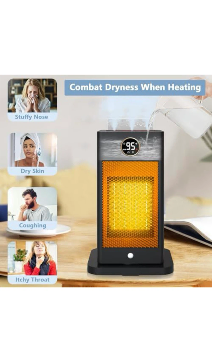 Graefsty Space Heater w/ Humidifier - photo 2