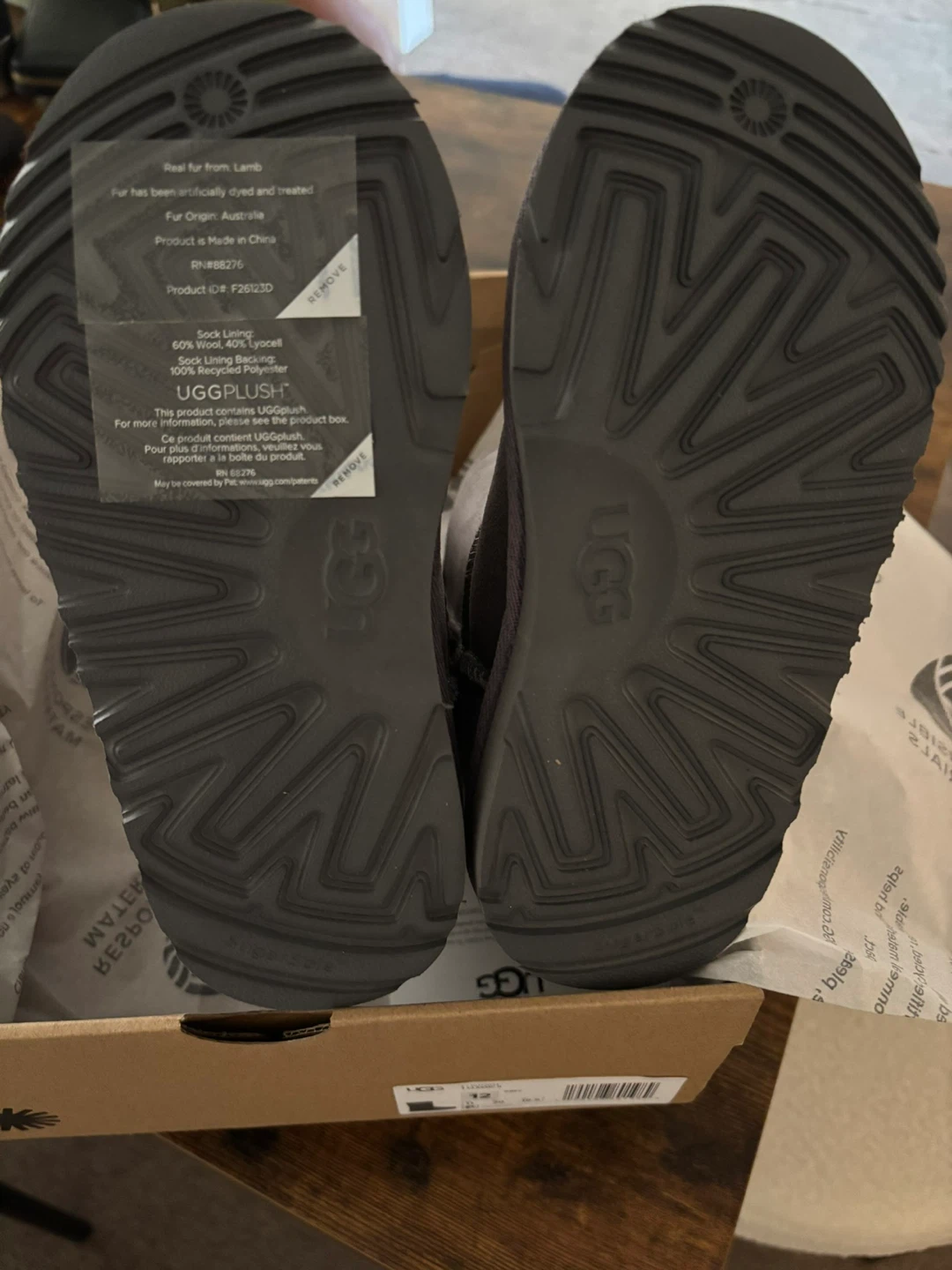 UGG T Classic II Grey Boots - Size 12 (US) - photo 3