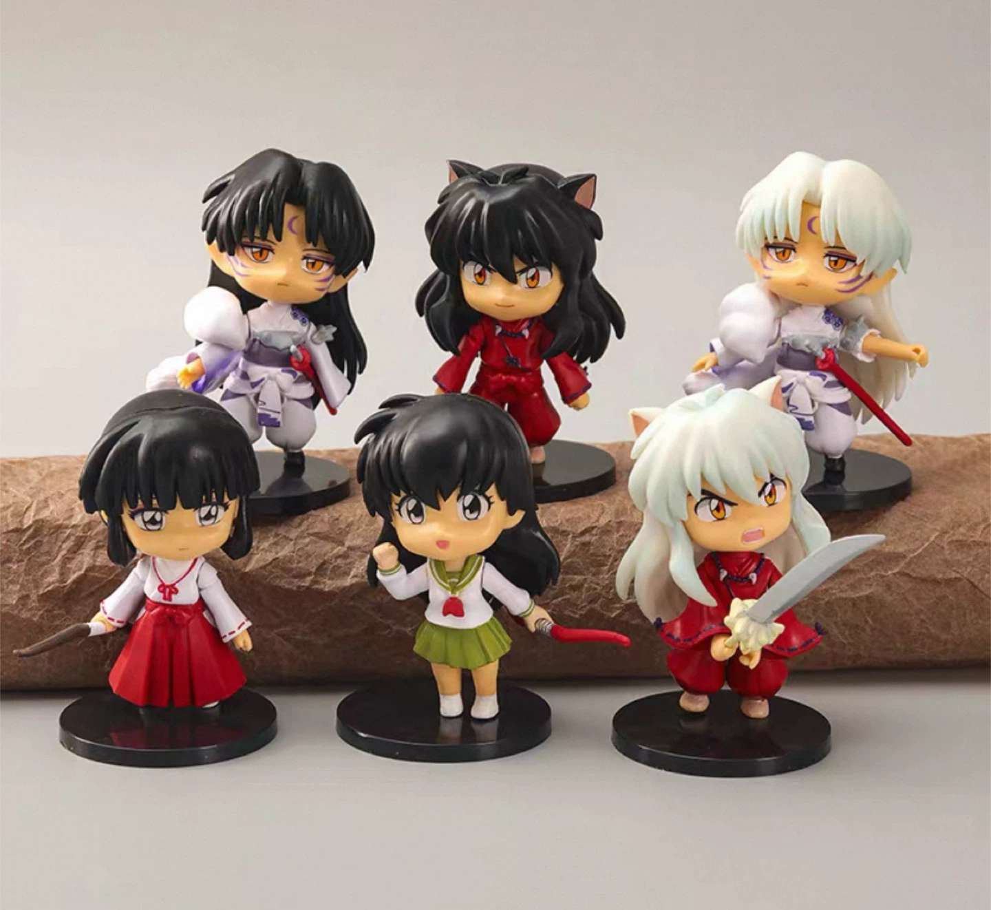 Inuyasha Chibi Plush Figure Set