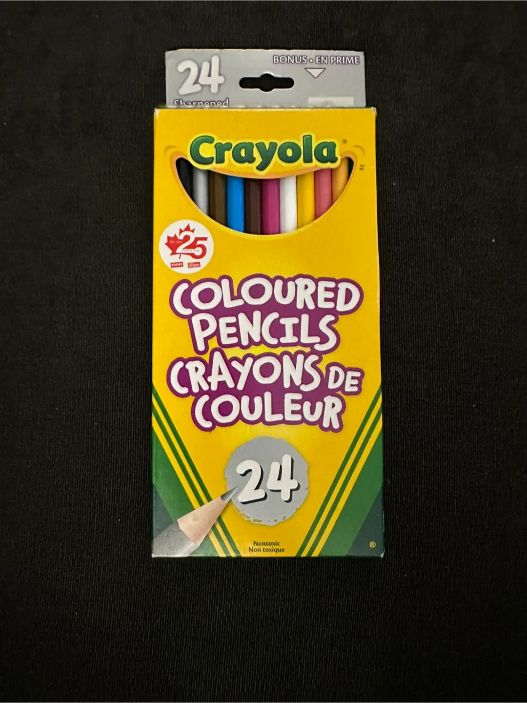Crayola 24 Coloured Pencils - Sharpened thumbnail