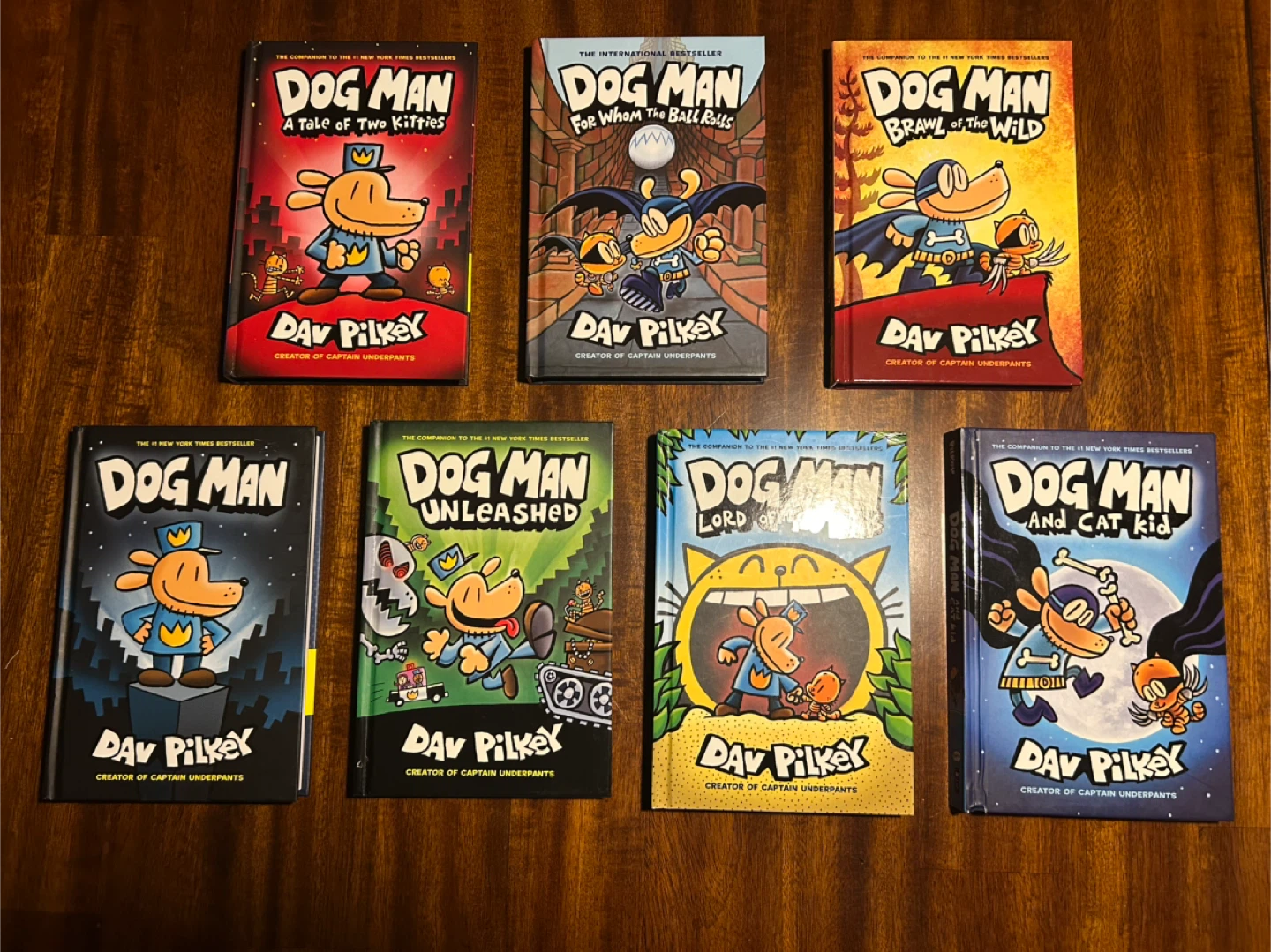 Like New! Dog Man Books by Dav Pilkey – 7 Books! - photo 3
