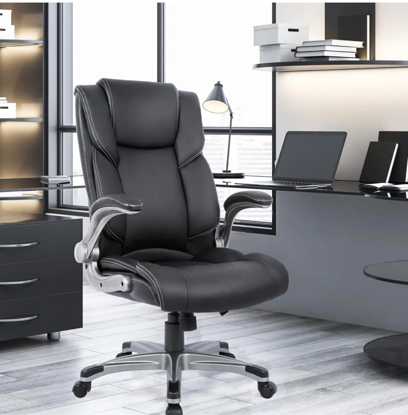 Black Multifunctional Office Chair - photo 3