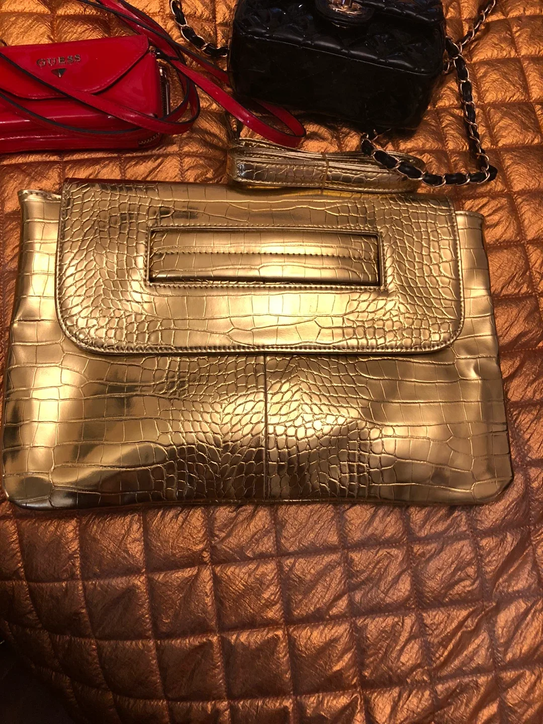 Gold Clutch Purse thumbnail