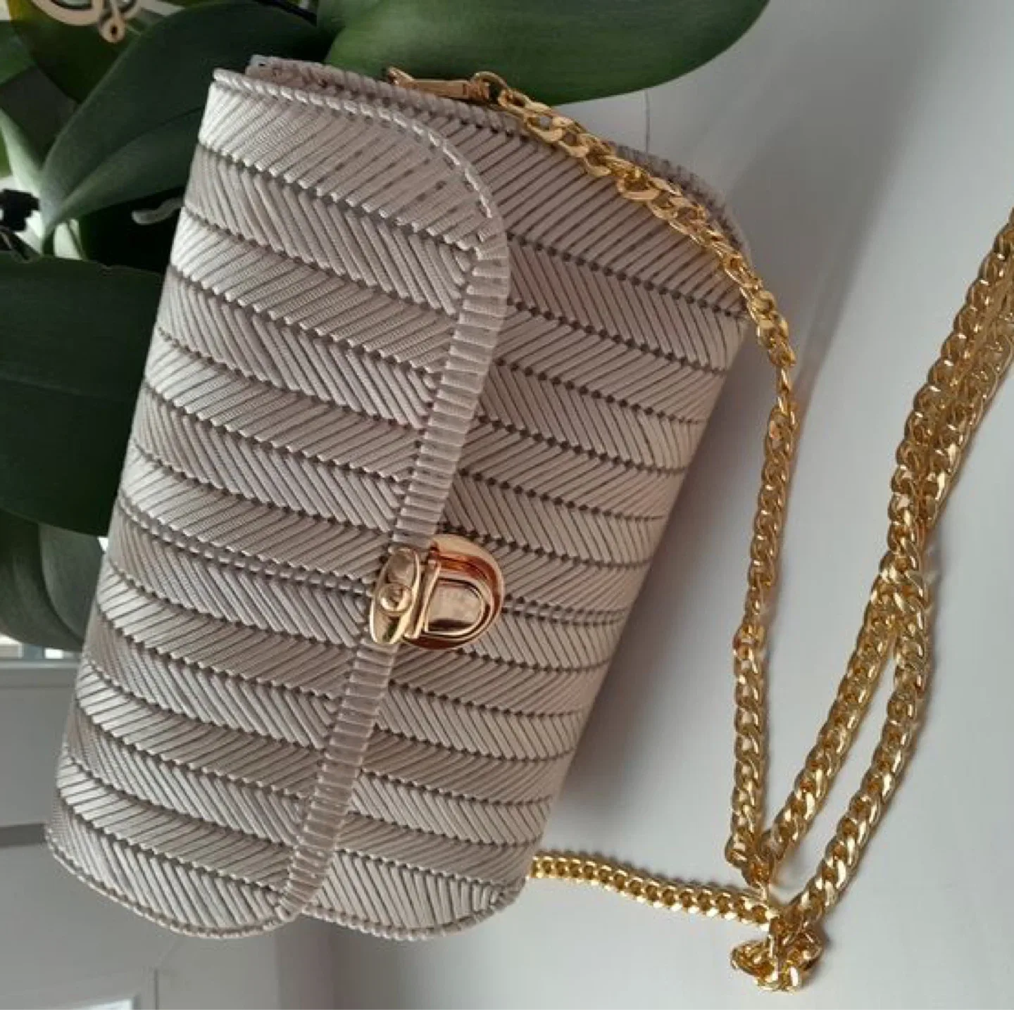 Handmade Crochet canvas Clutch Bag image indicator(6)