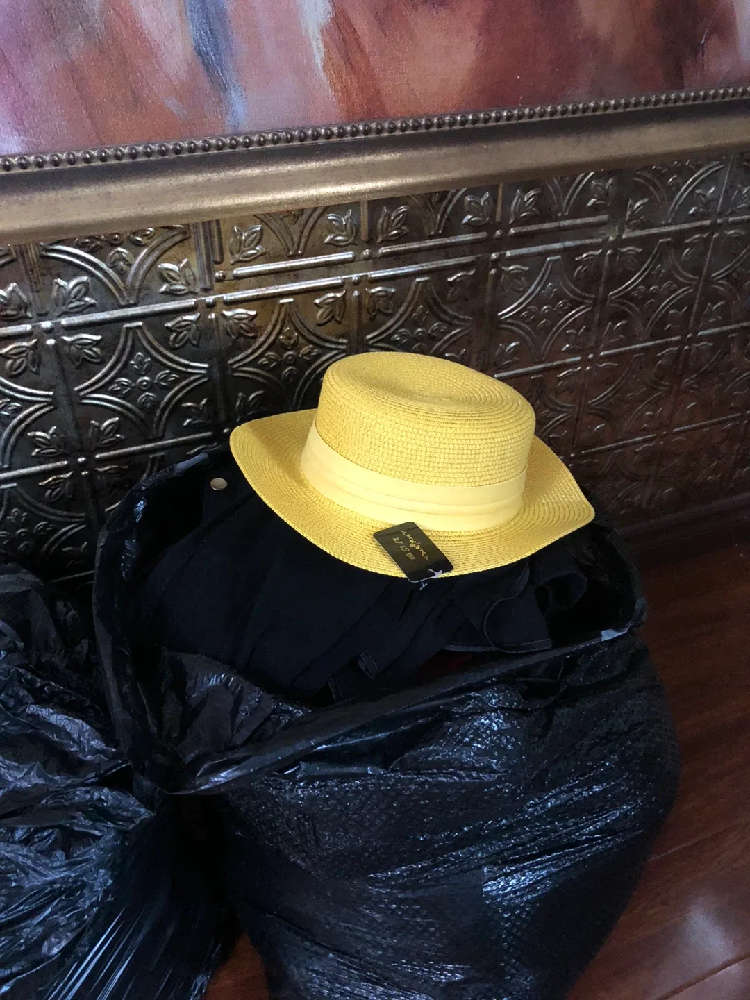 Yellow Straw Hat, MJ-2312 thumbnail