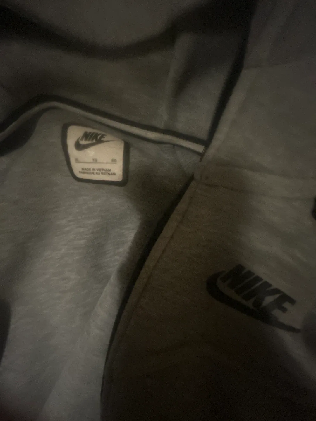 Nike Tech Fleece Hoodie - Grey, Size XL image indicator(2)