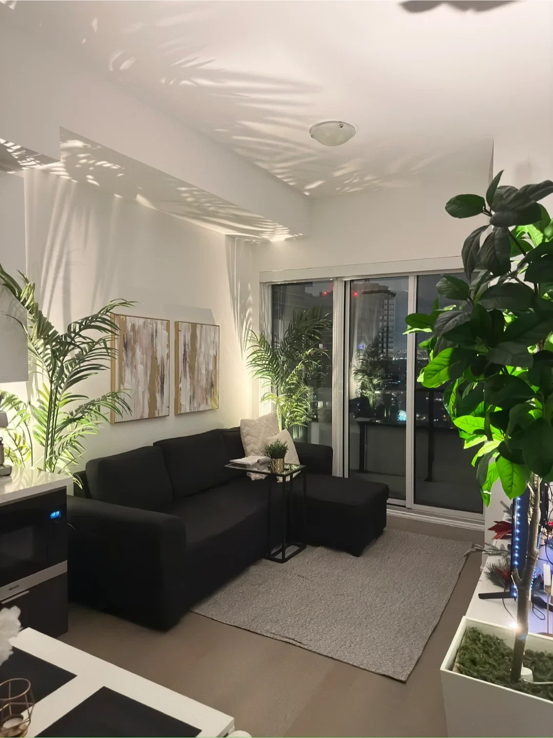 Zessonic Abstract Wall Art - Gold & Gray, 24x32 inches image indicator(3)