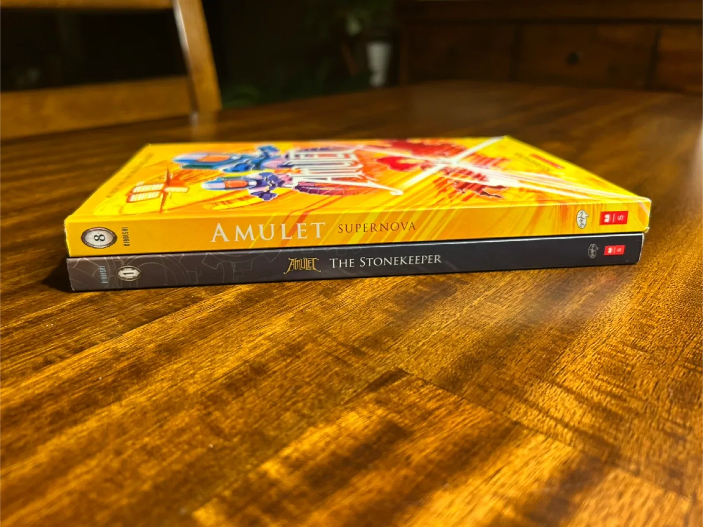 Amulet Books 1 & 8 by Kazu Kibuishi — Like New! image indicator(2)