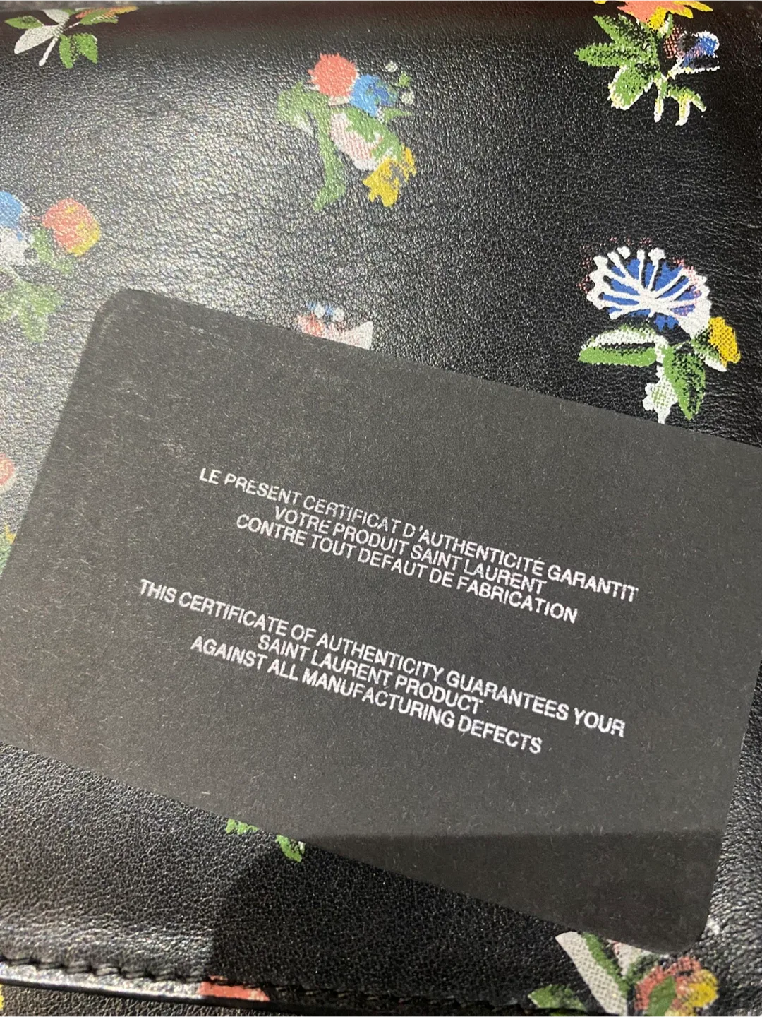 Yves Saint Laurent YSL Floral Purse on Chain image indicator(3)