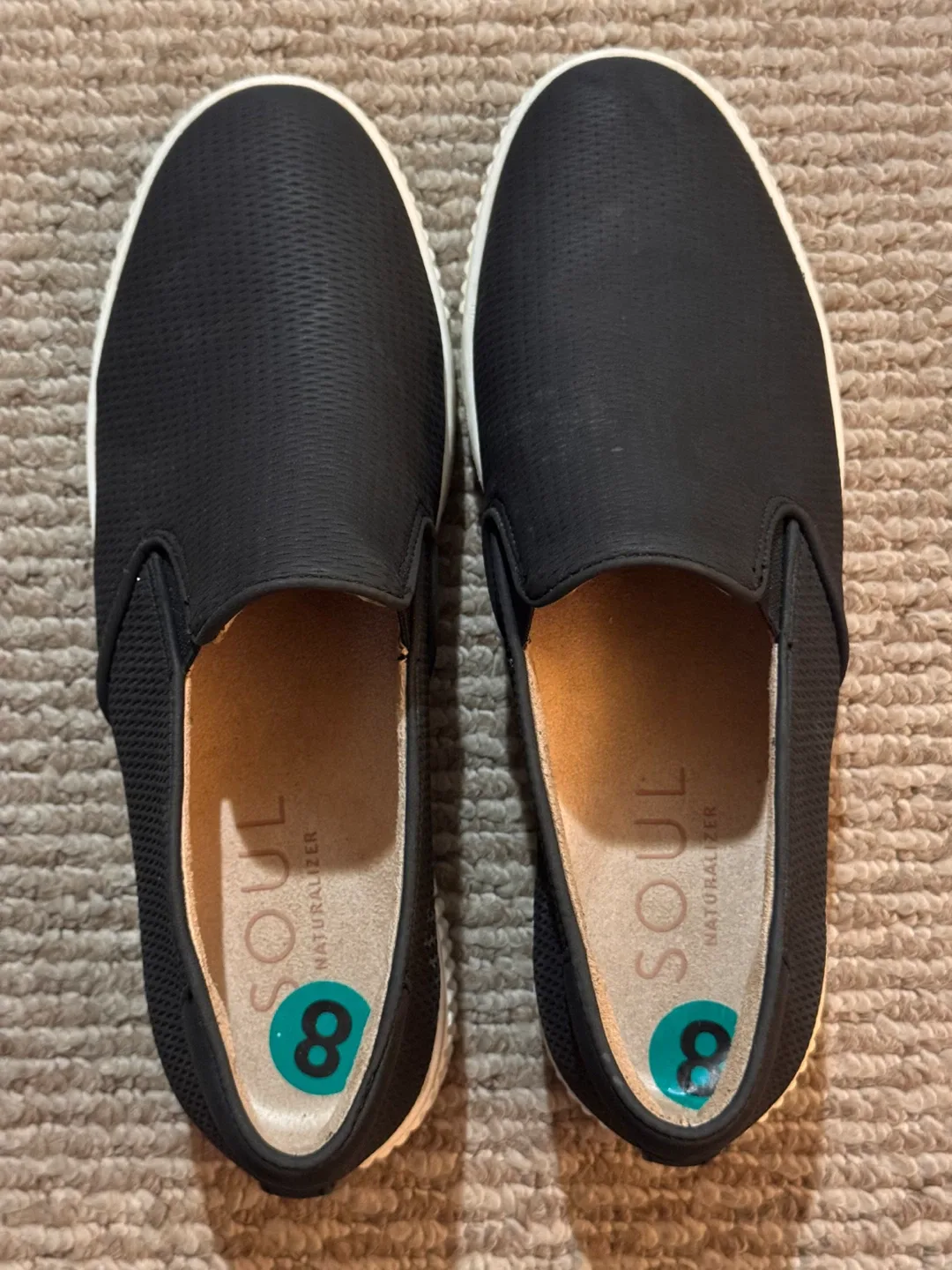 Soul Naturalizer Black Slip-on Shoes - Size 8 - $25