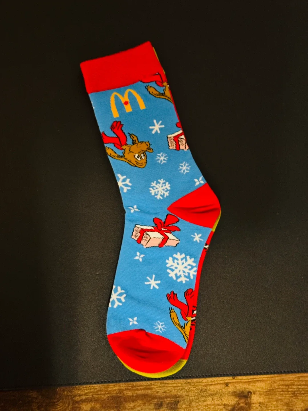McDonalds Canada Grinch Socks-Brand New, Unopened image indicator(4)