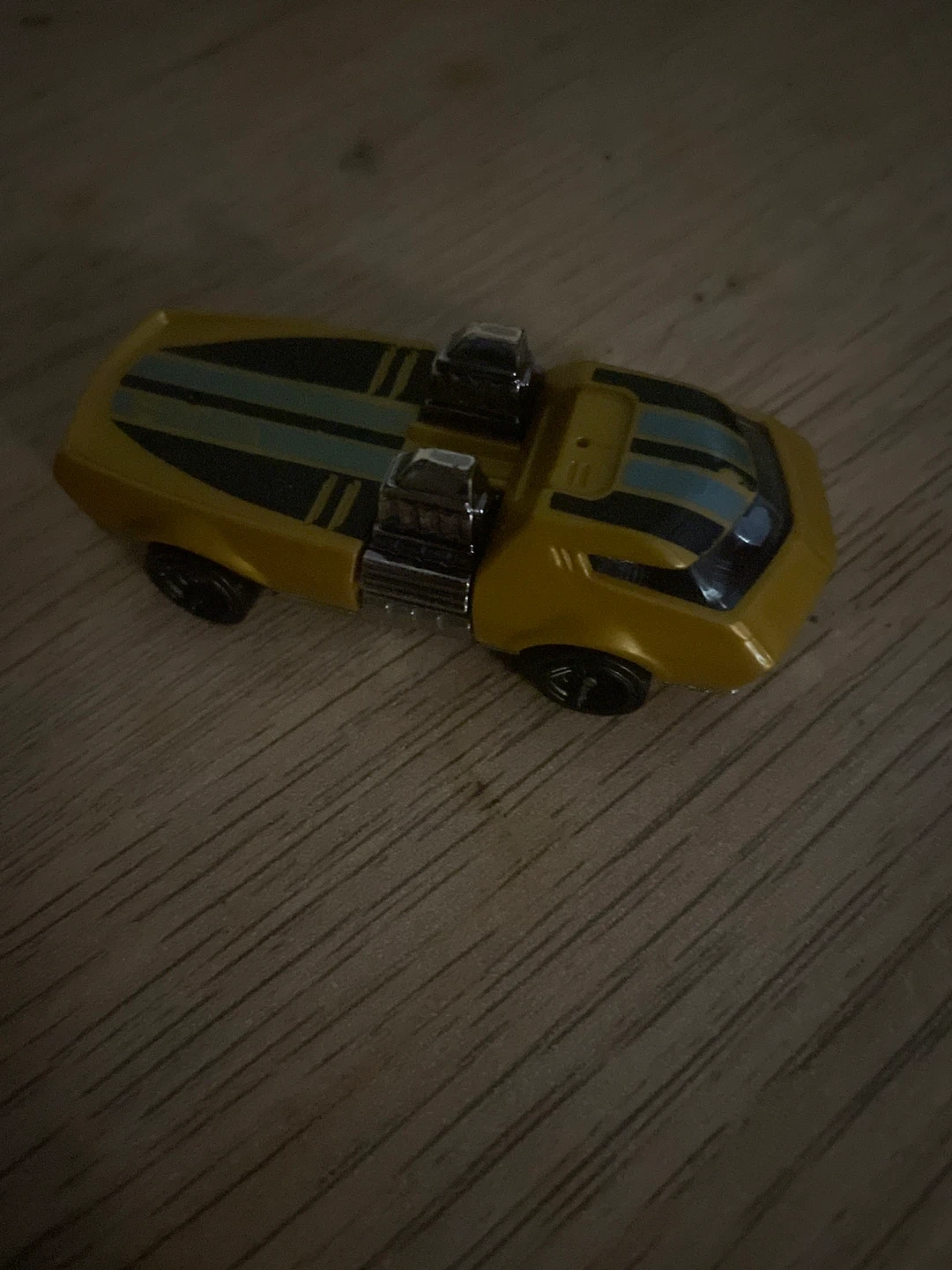 Yellow Hot Wheels Twin Mill