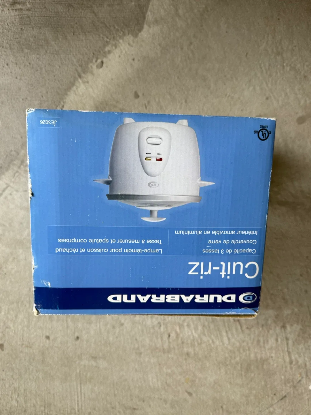 DuraBrand Rice Cooker - 3 Cup Capacity thumbnail