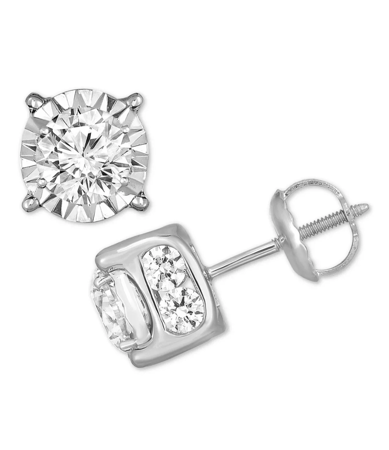 TruMiracle Diamond Stud Earrings image indicator(2)