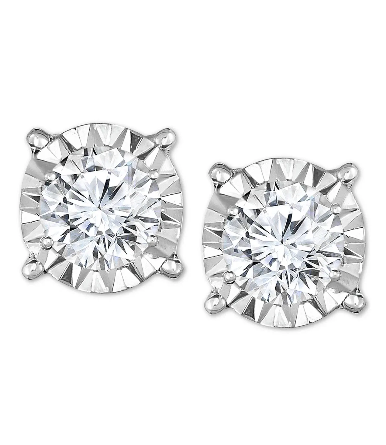 TruMiracle Diamond Stud Earrings image indicator(3)