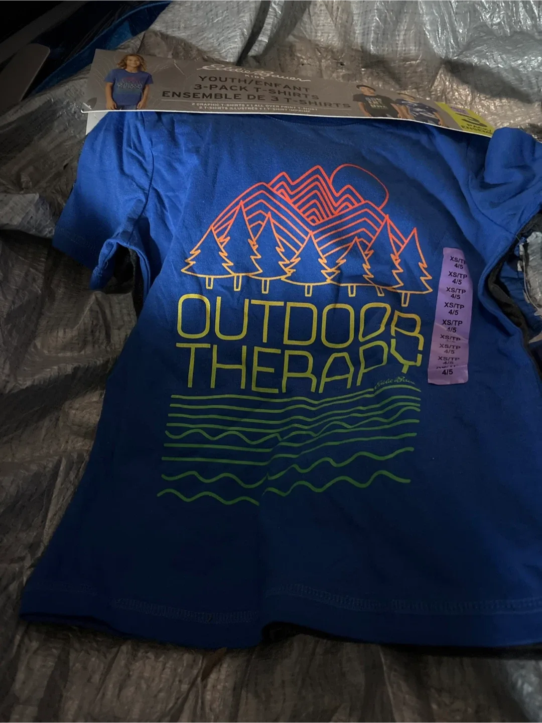 Eddie Bauer Kids 3-Pack T-Shirts - Size 4/5 thumbnail