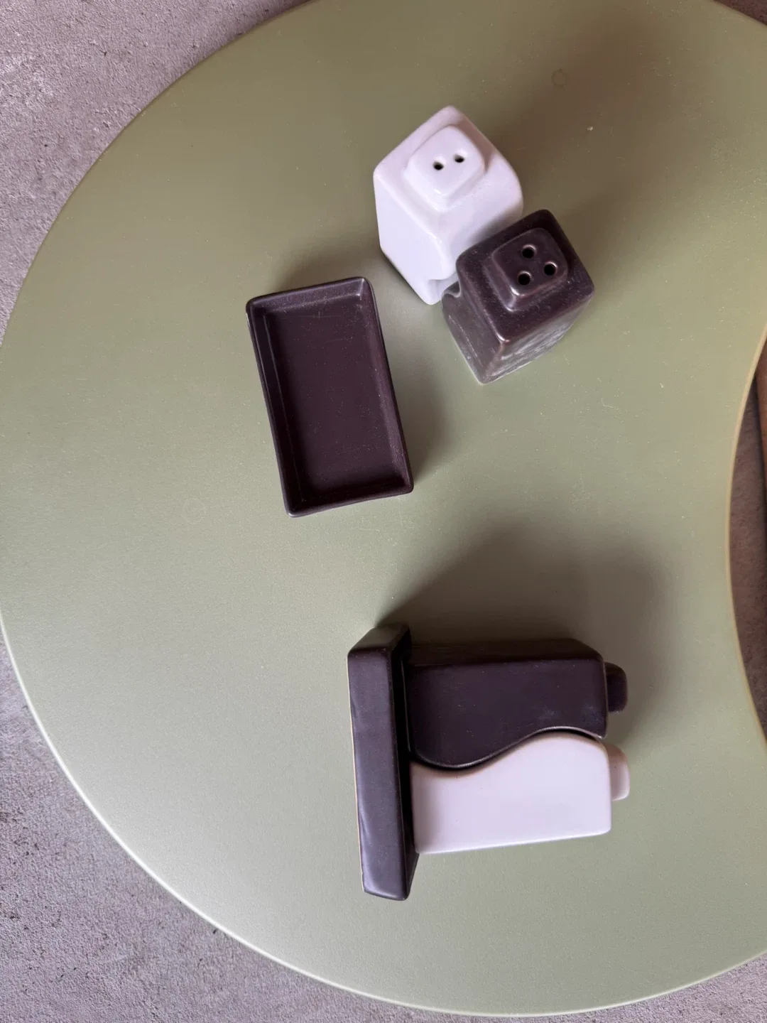 Salt & Pepper Shakers with Tray thumbnail