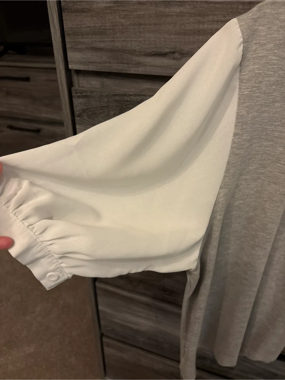 Grey & White Blouse image indicator(2)