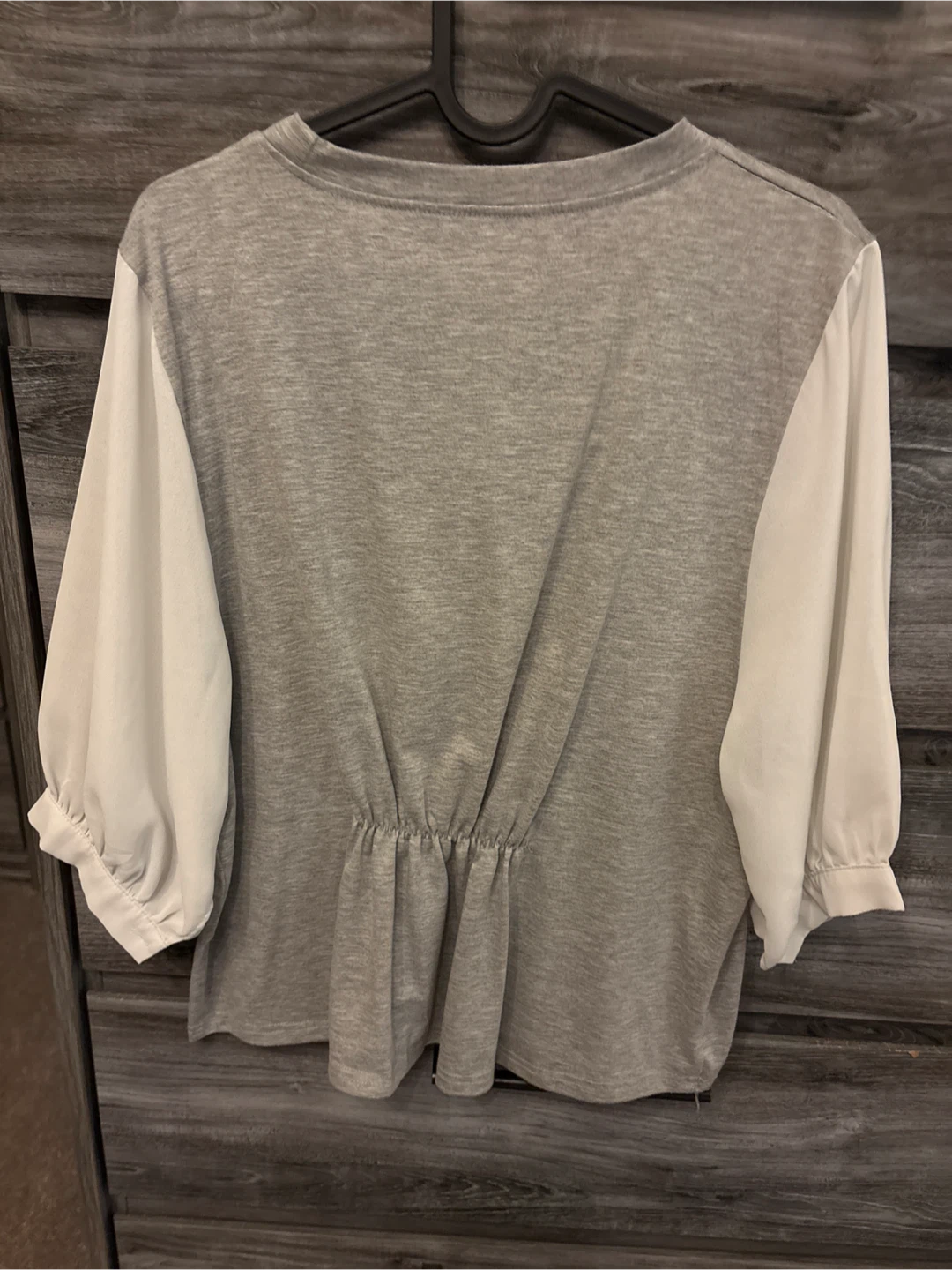 Grey & White Blouse - photo 3
