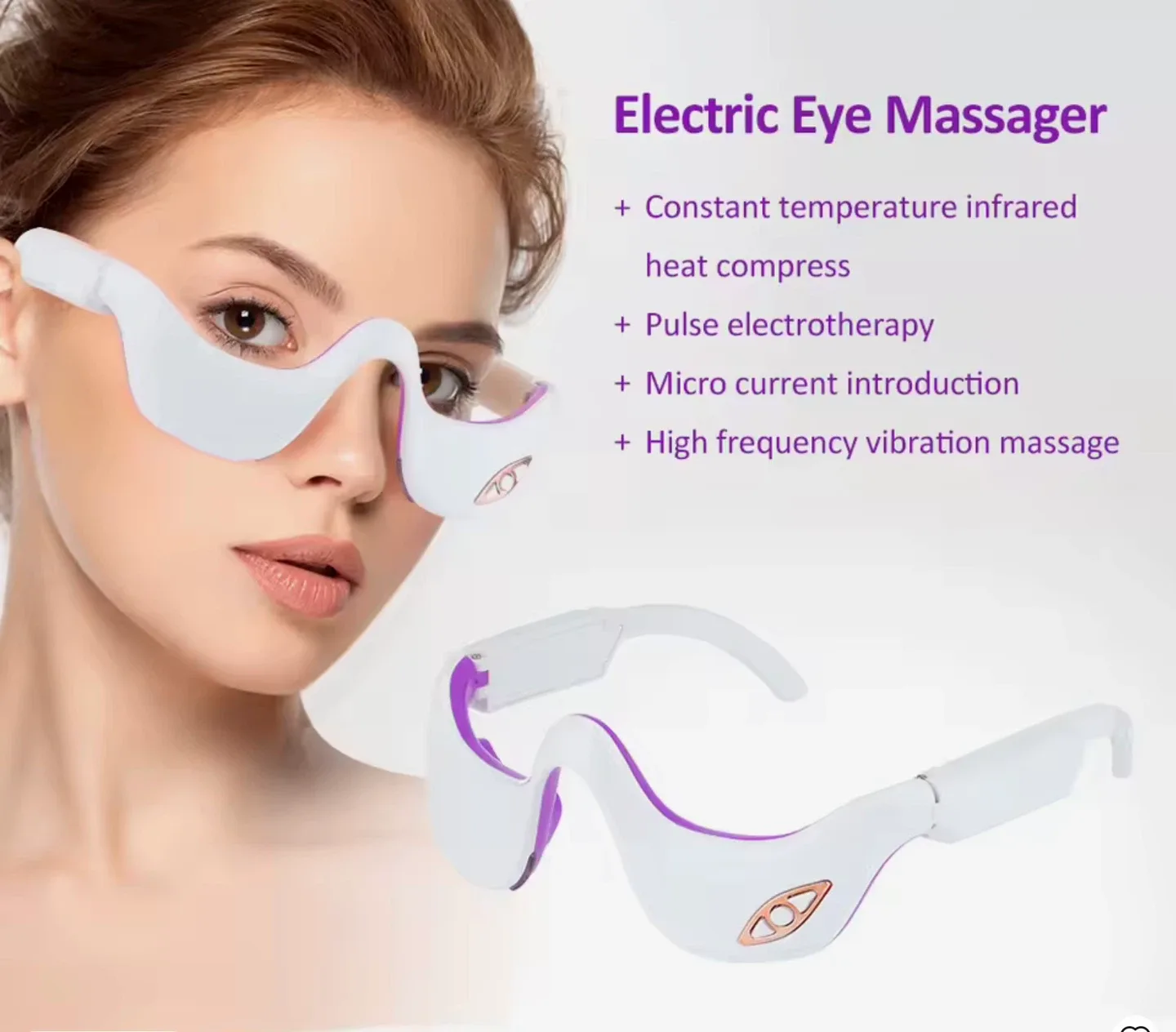 New in box  eye massager with red light therapy image indicator(3)