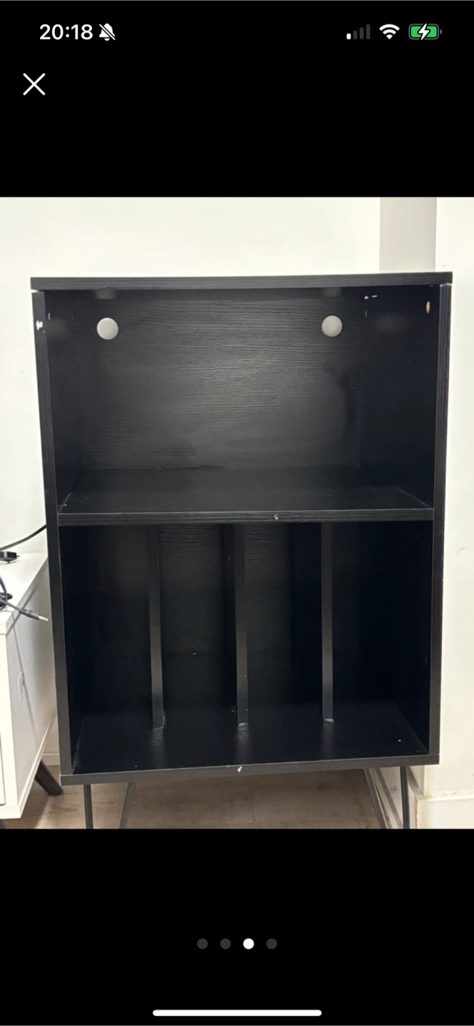 Black Shelf Unit - photo 2