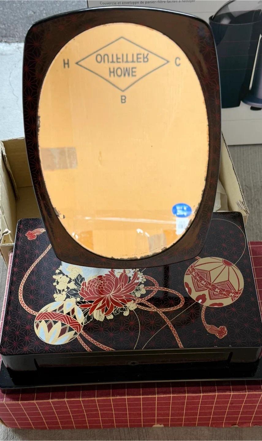 Vintage Vanity Mirror with Box thumbnail
