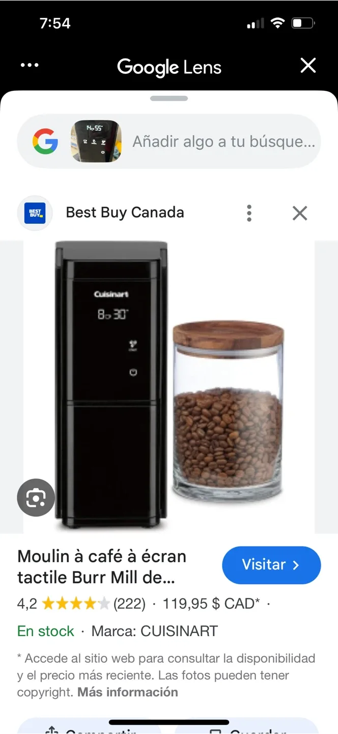 Cuisinart Burr Mill Coffee Grinder - Black image indicator(2)