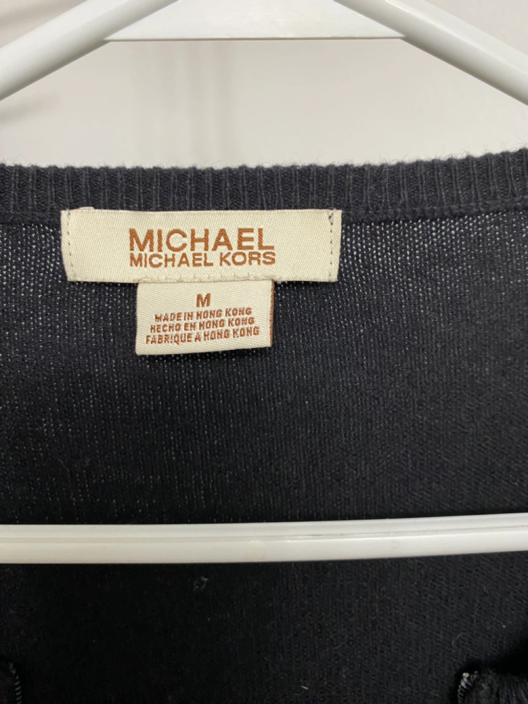 Michael Michael Kors Black Sequin Cardigan - Size M - photo 3