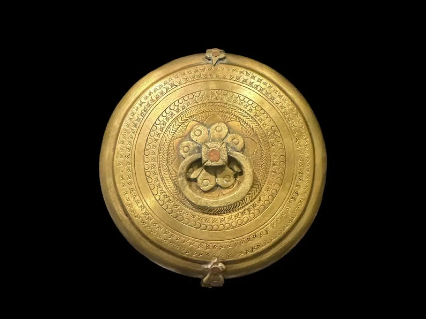 Vintage Brass Chapati Box: Indian Kitchenware, Collectible Decor image indicator(2)