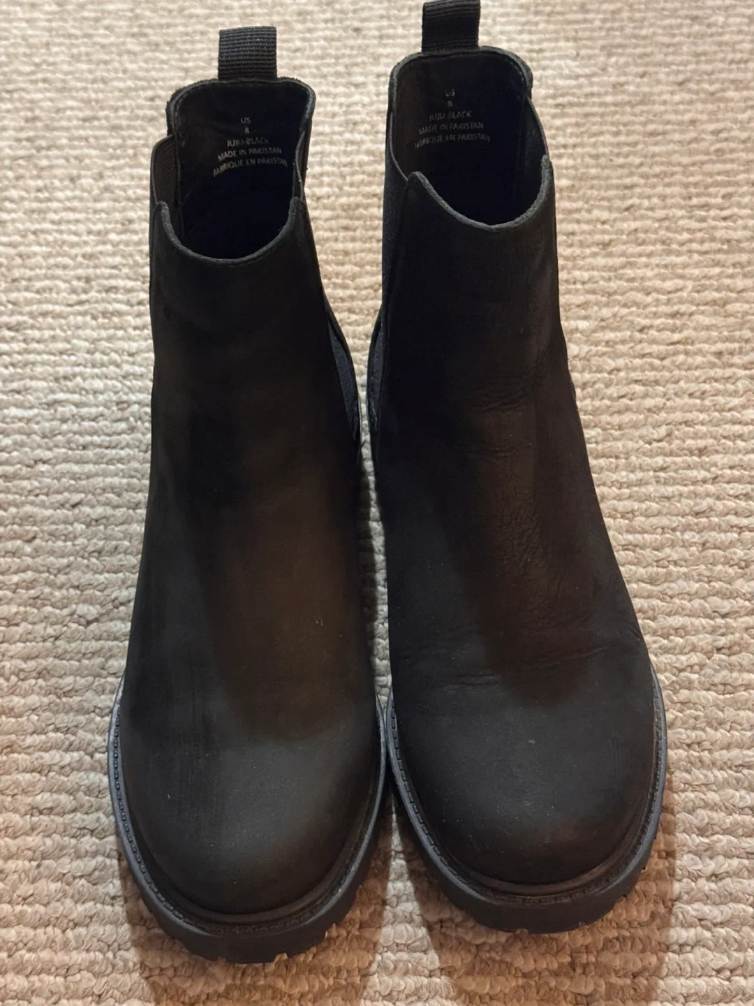 Black Chelsea Ankle Boots – Size 8 | Oker Brand - $70