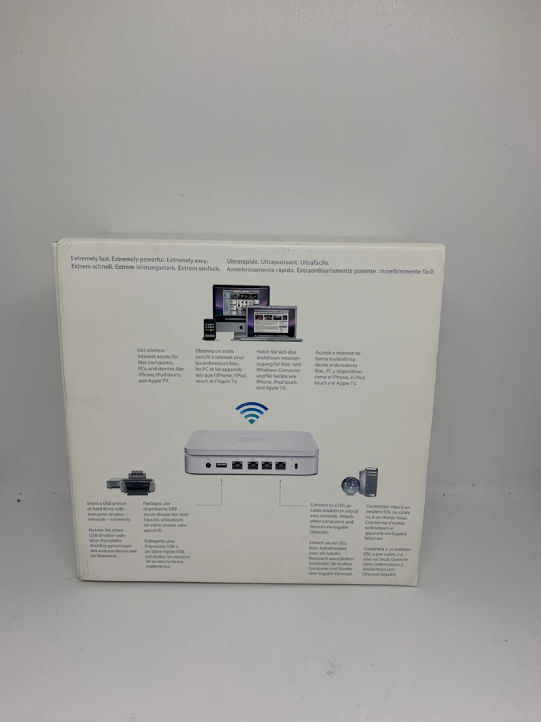 Apple Airport Extreme 802.11n Wi-Fi Base Station - photo 2