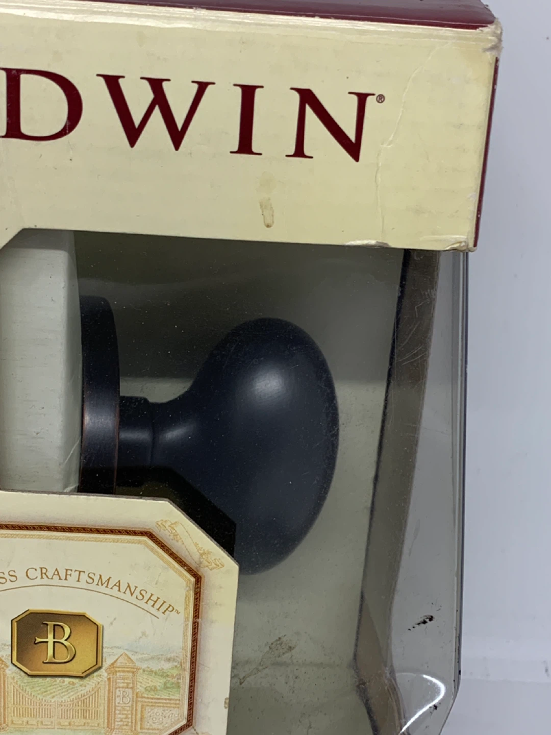 Baldwin Egg Knob - Venetian Bronze Finish - photo 2