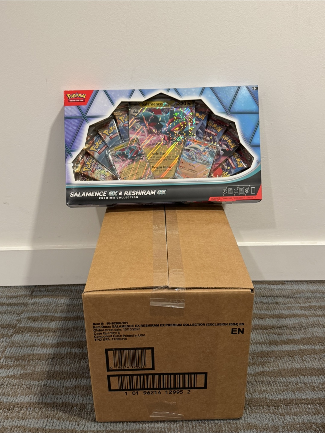 Pokemon Salamence ex & Reshiram ex Premium Collection