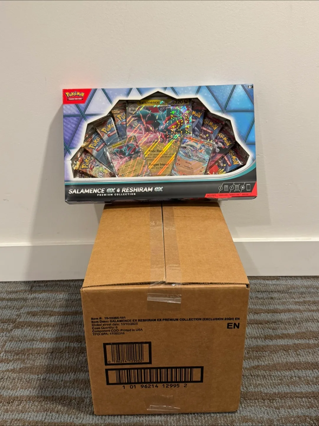 Pokemon Salamence ex & Reshiram ex Premium Collection