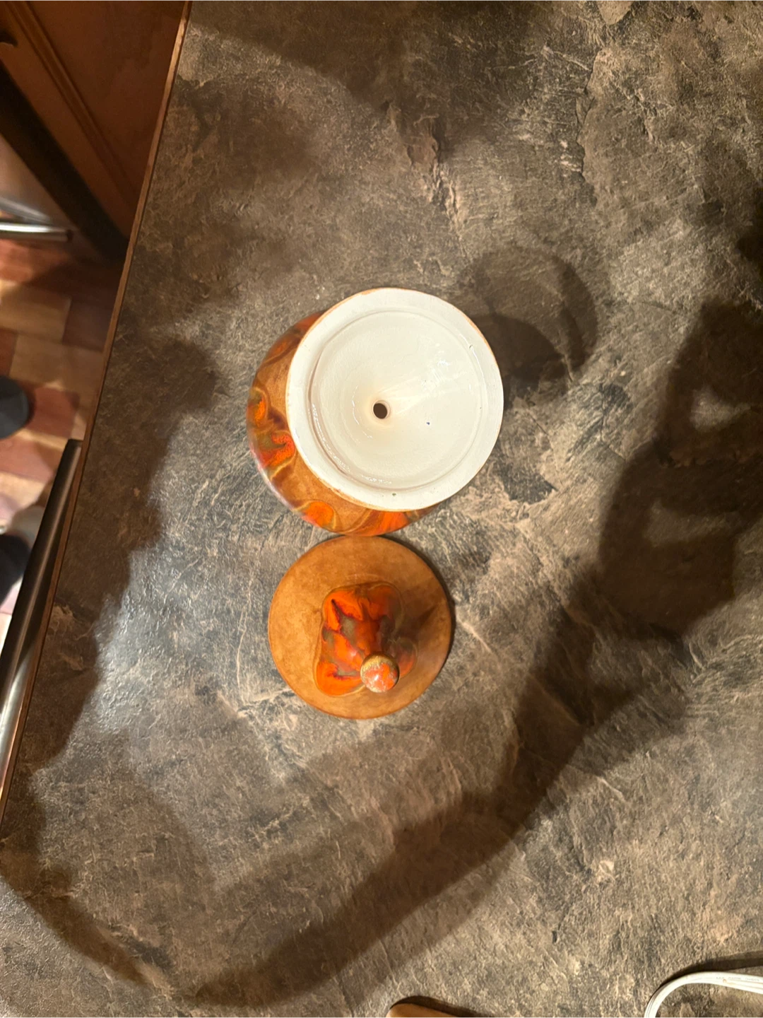 Vintage Apothecary Jar Retro 1970s Mid Century Modern - photo 2