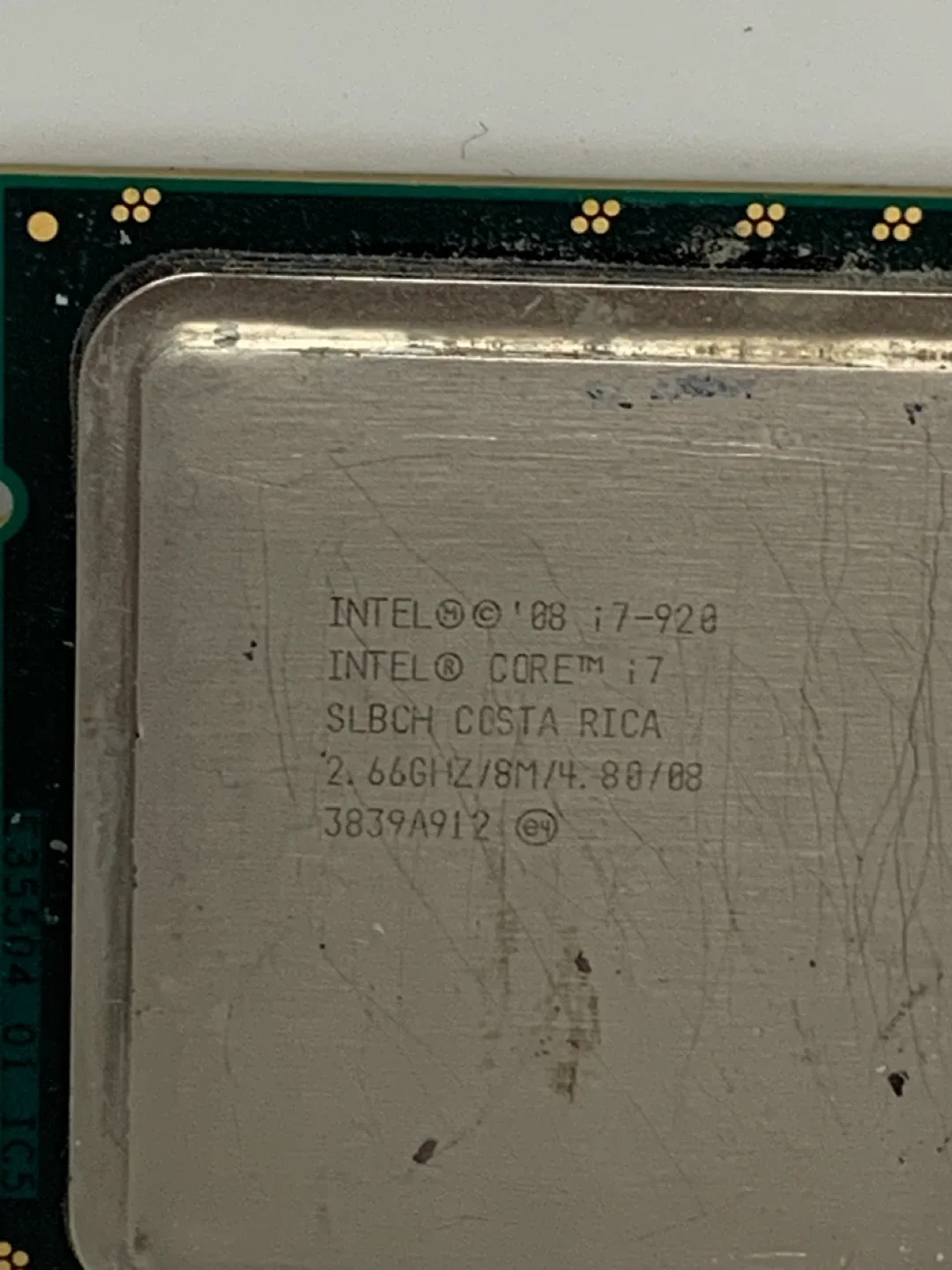 Intel Core i7-920 CPU thumbnail