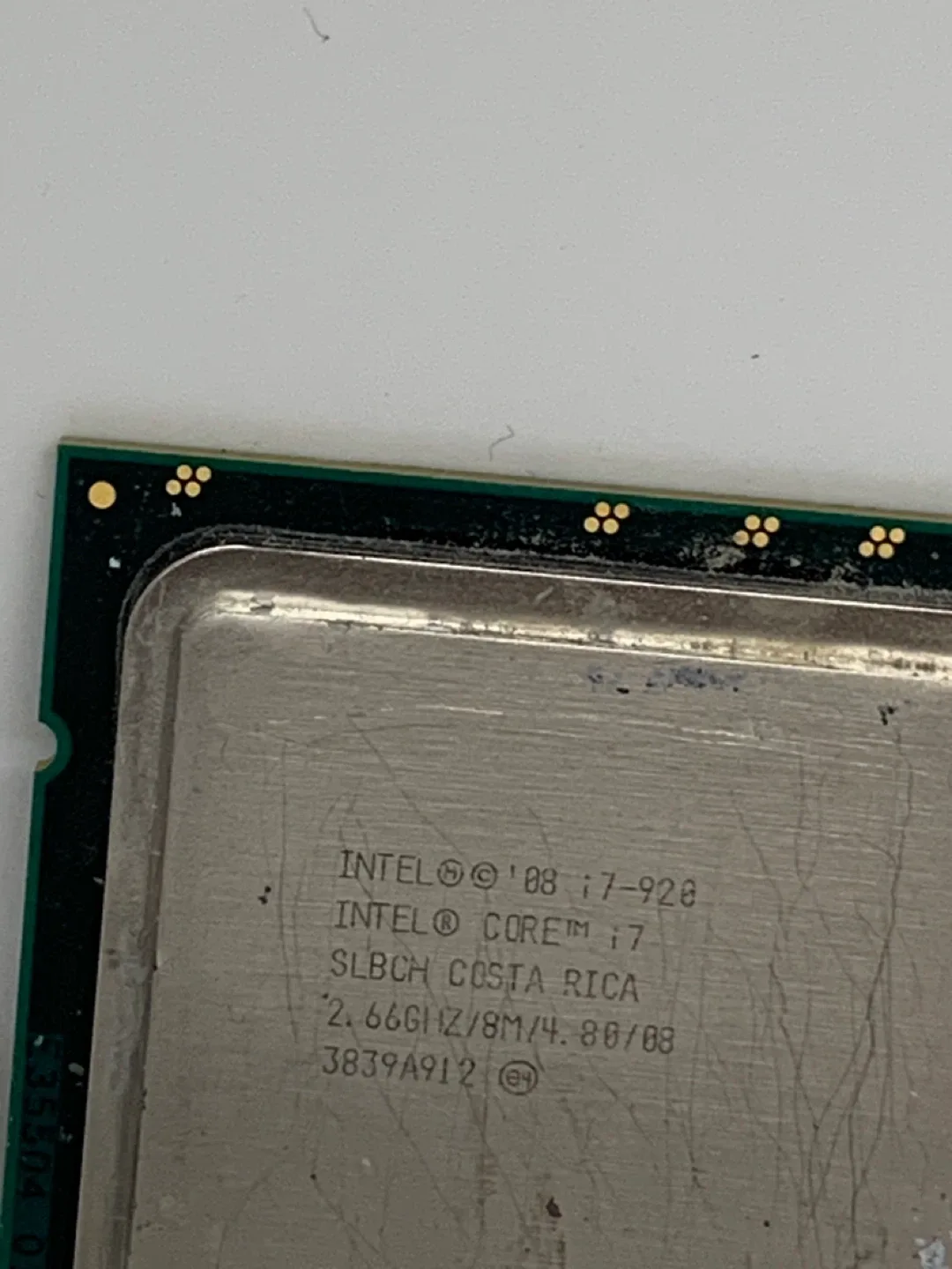 Intel Core i7-920 CPU Processor thumbnail