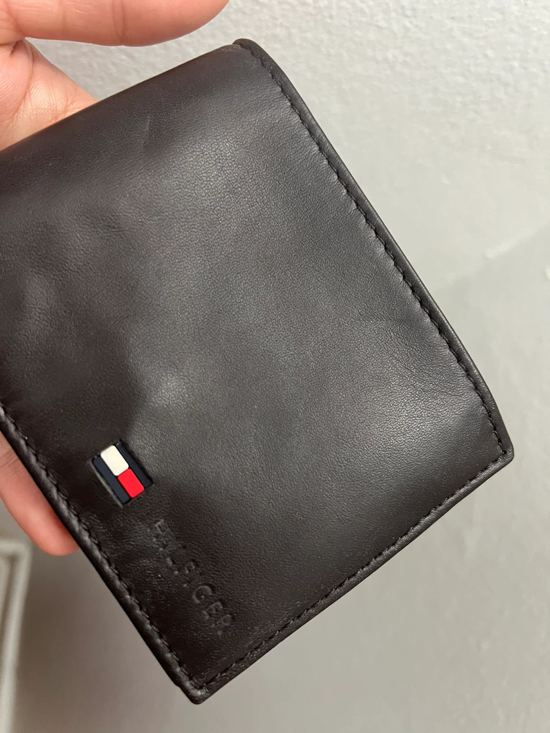 Tommy Hilfiger Brown Leather Wallet