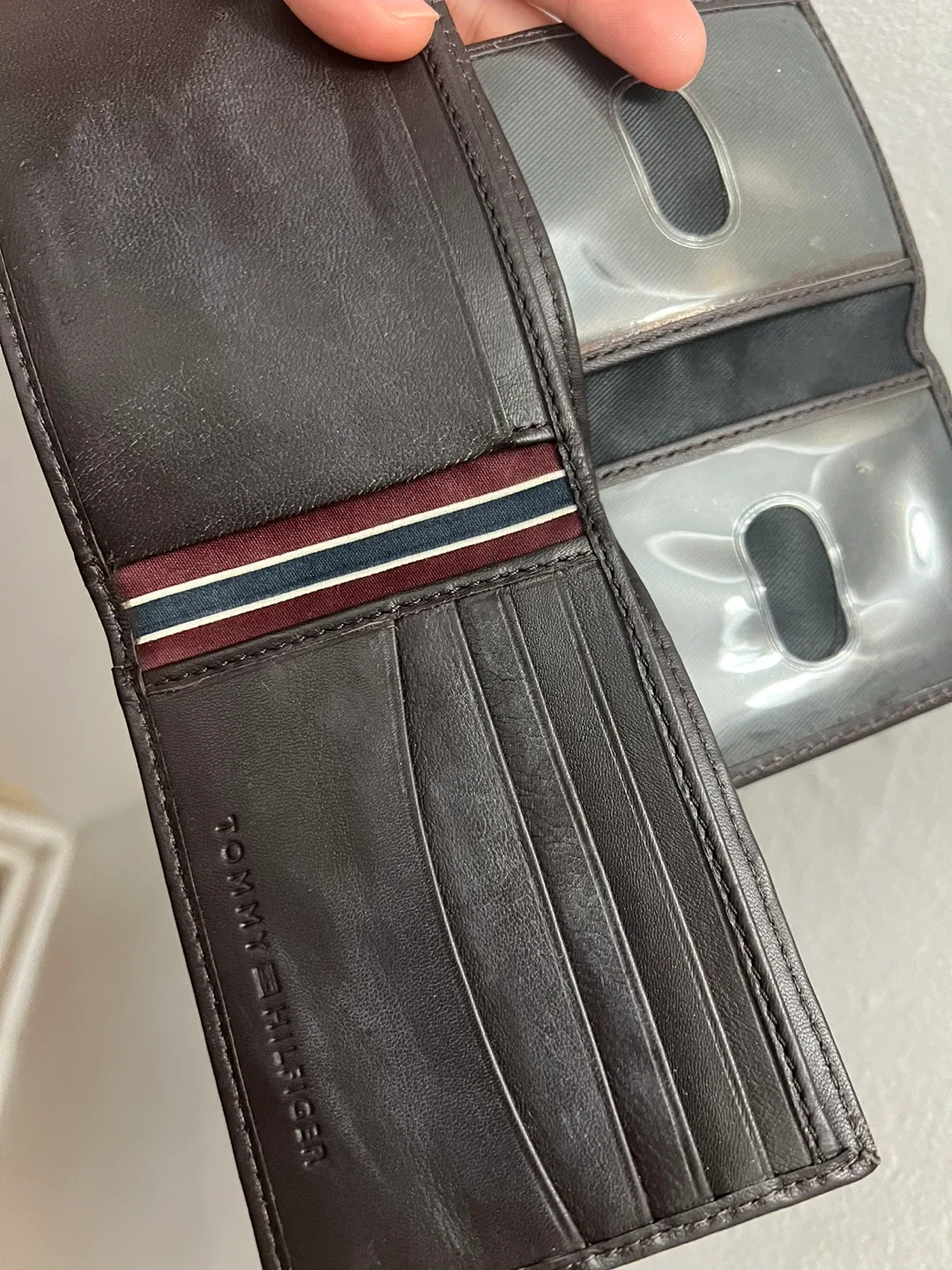 Tommy Hilfiger Brown Leather Wallet image indicator(2)