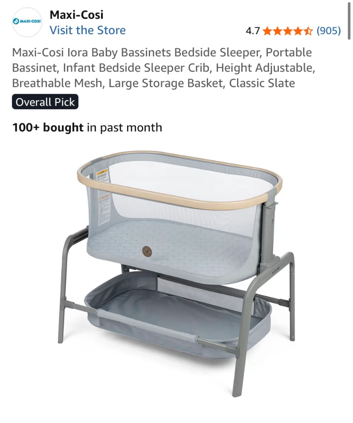 Maxi-Cosi Iora Baby Bassinet - photo 2