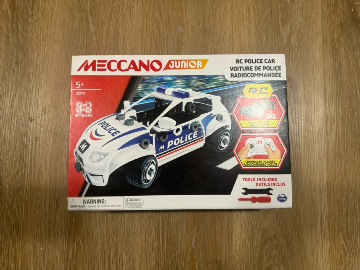 Meccano Junior RC Police Car thumbnail